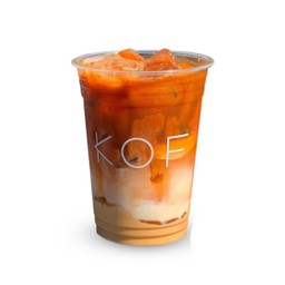 THAI TEA LATTE.