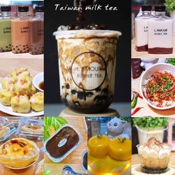ชานมไข่มุก L'amour bubble tea หทัยราษฎร์