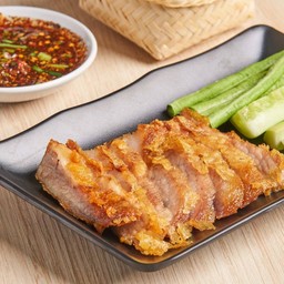 คอหมูทอด