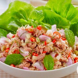 ทูน่ายำขิงอ่อน