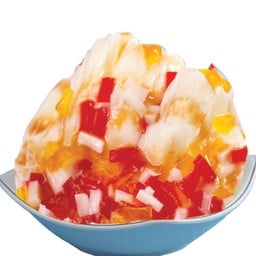 รสโยเกิร์ตราดฟรุ๊ตสลัดเยลลี่