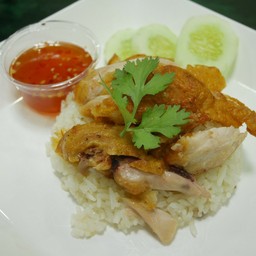 ข้าวมันไก่ทอด