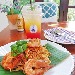 สปาเกตตี้ผัดพริกเกลือ