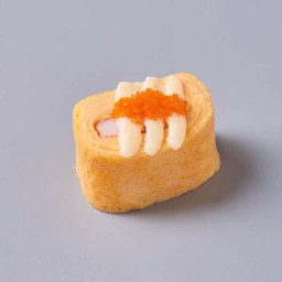 ไข่หวานห่อปูอัดสลัดไข่กุ้ง