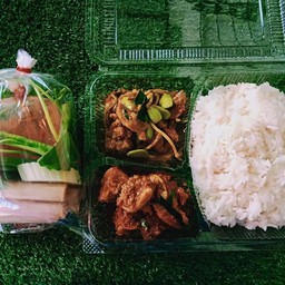 (ลดจัดหนักอิ่มจัดเต็ม) ข้าวราดแกง #เลือกได้ (2) อย่าง