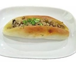 ขนมปังบาเก็ตหมูสับเห็ดหอม