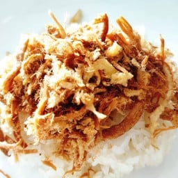 ข้าวเหนียว+ไก่ฝอย