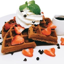 ช็อคโกชิพสตรอเบอร์รี่วาฟเฟิล