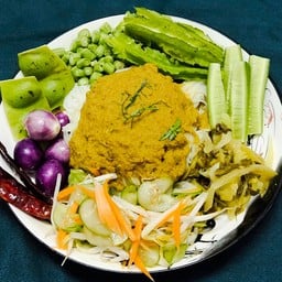 SET 1 - ขนมจีนน้ำยากะทิใต้