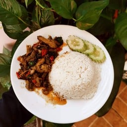 ผัดเผ็ด ราดข้าว