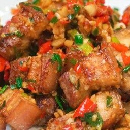 Roasted Pork Belly With Chili And Salt