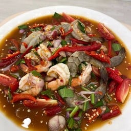 ยำกุ้งแยกบ้าน