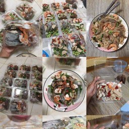 ยำขนมจีน แซ่บปากแตก