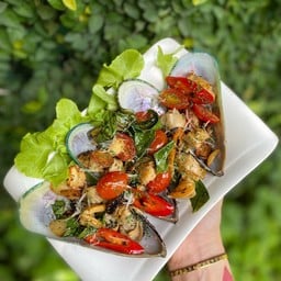 หอยนิวซีแลนด์ซอสเพสโต้