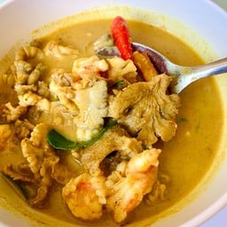 แกงเห็ดแครงกุ้งสด