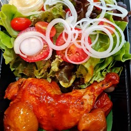 สลัดไก่อบ
