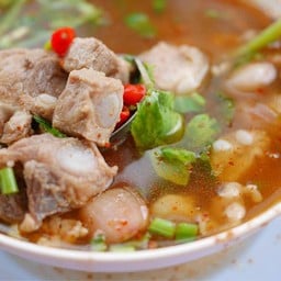 ต้มแซบกระดูกหมูอ่อน+ข้าวเปล่า