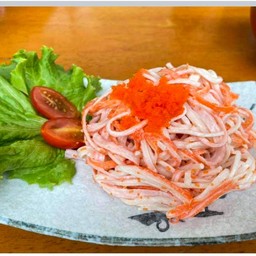 สลัดปูอัดไข่กุ้ง