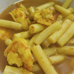 แกงเหลืองไหลบัว กุังสด