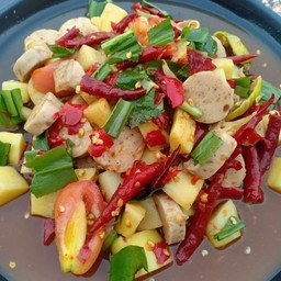 ตำเหลาหมูยอ