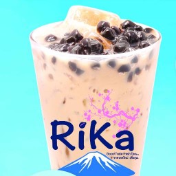 ชานมไข่มุก Rika ตลาดวัดหนองแขม
