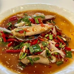 โคตรยำหมูย่างแช่ปลาร้า