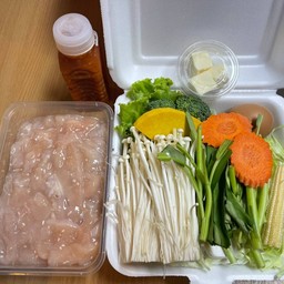 ชุดไก่หมักงา สูตรย่างเนย