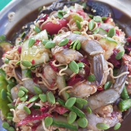 ตำแตงกุ้งสด,ม่าม่า