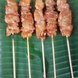 เนื้อสเต็กเสียบไม้