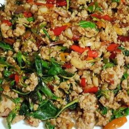 กระเพา(กับข้าว)