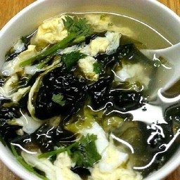 紫菜蛋花汤ต้มจืดสาหร่ายไข่