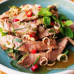 พล่าเนื้อ(สุก)