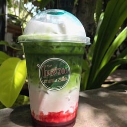ชาเชียวสตรอเบอรี่นมสด