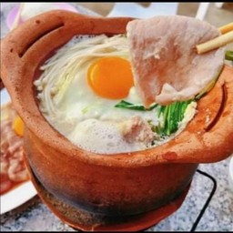 ชุดหมูสามชั้นล้วน(น้ำจิ้ม3อย่าง)