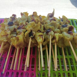 ป้อมปลาหมึกย่าง ลูกชิ้นปิ้ง