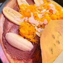 ฝอยทอง กล้วย อัลม่อน นูเทลล่าช็อคเครปกรอบ