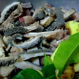 ต้มเเห้งเครื่องในเนื้อ