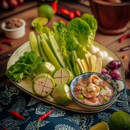 น้ำพริกกะปิกุ้งสด