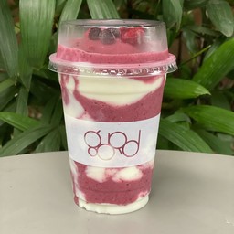 Mixed Berry Yogurt Smoothie - สมูทตี้เบอร์รี่รวมโยเกิร์ต