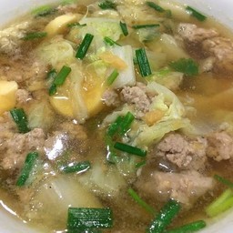 ต้มจืดเต้าหู้หมูสับ