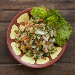 Elraheb Salad (Baba Ghanouj Salad)