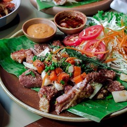 สเต็กลาวหมูนุ่ม