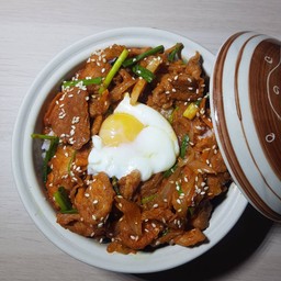 ข้าวหน้าหมูเกาหลี ข้าวไข่เจียว