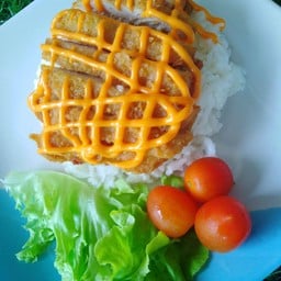 ข้าวไก่ทอดชีส