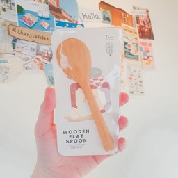 Wooden Flat Spoon