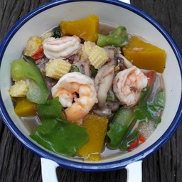 แกงเลียงกุ้งสด