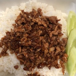 หมูสับทอดกระเทียม