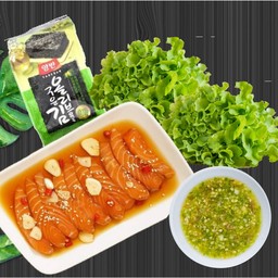 แซลมอลดองซอสเกาหลี+สาหร่าย