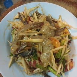 ตำปูปลาร้ากุ้งสด