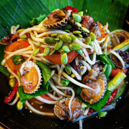 ตำหอยแครง